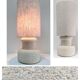 Sculptural lamp foot in natural stone design 70s