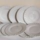 Nine fine English porcelain sweet plates