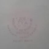 6 plates of oysters faience of Saint Amand