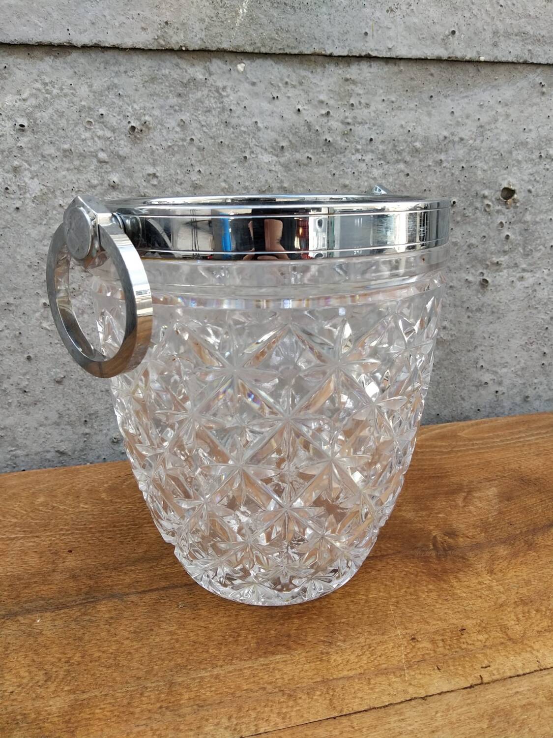 Old champagne bucket from the 50s