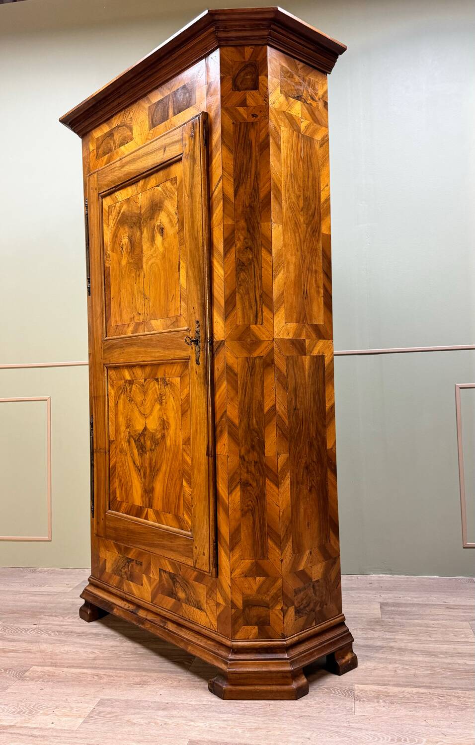 Bonnetière In Marquetry Louis XIV XVII Eme Century