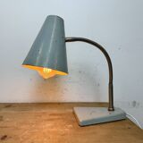 Grey Industrial Gooseneck Table Lamp from Zaos, 1960s