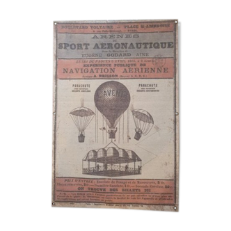 Poster balloon balloon fabrics sports aeronautical wall decoration