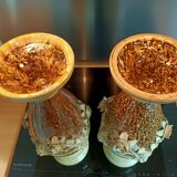 Jasper earthenware vases of Apt by Léon Sagy