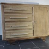 Art Deco chest of drawers blond oak