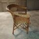 Fauteuil en rotin vintage