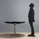 Formanova table vintage design G. Moscatelli in wood, Italy, 1970s