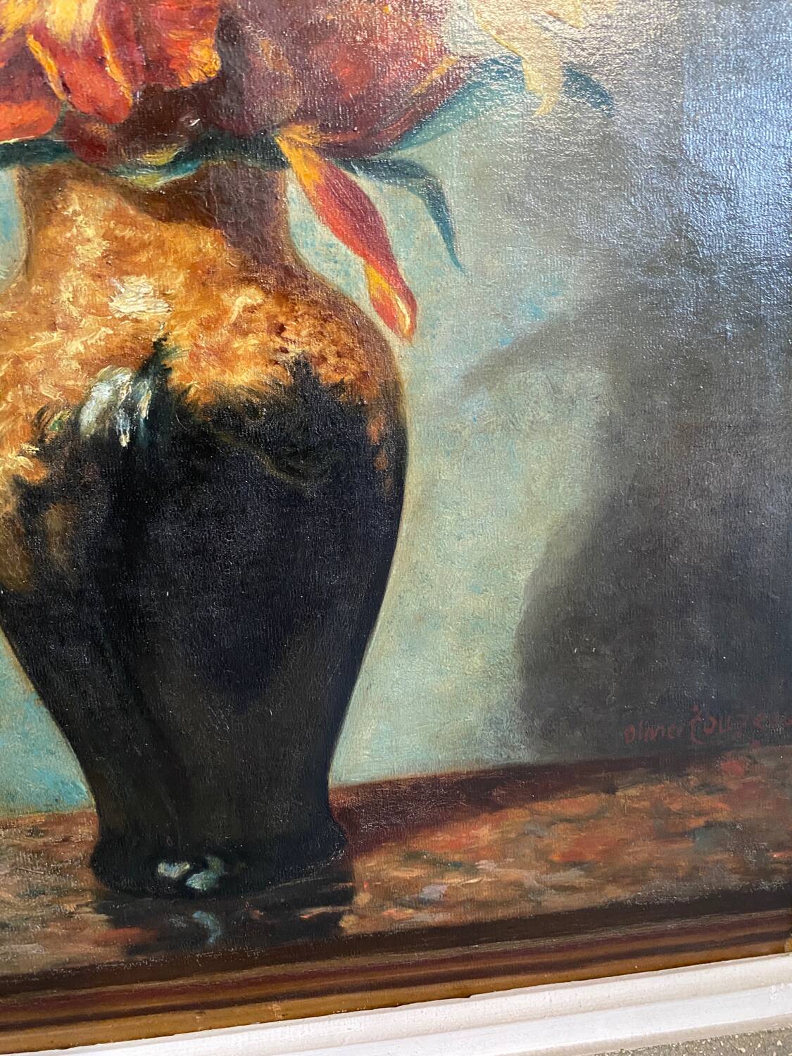 Tulip bouquet painting