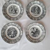 Series of 12 plates "The World's Fair of 1889"