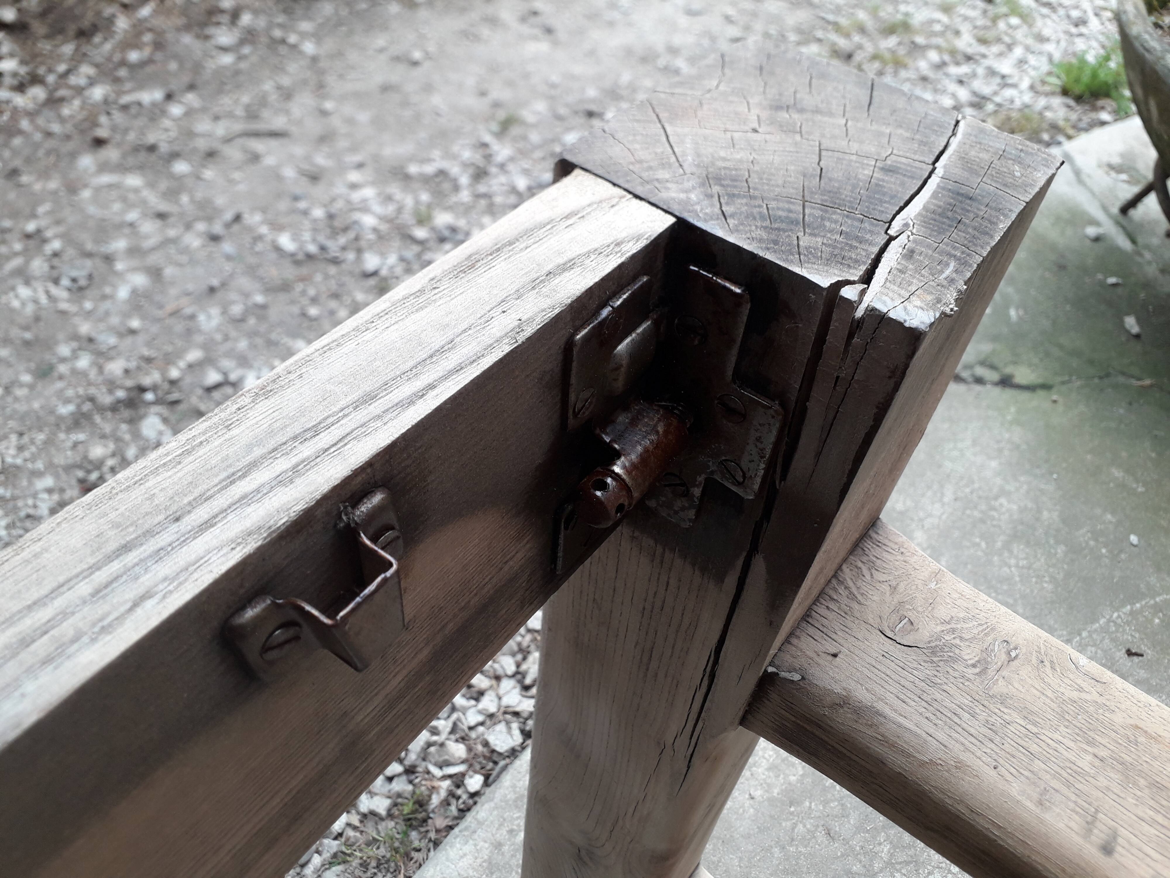 Solid oak farmhouse table, 200 cm