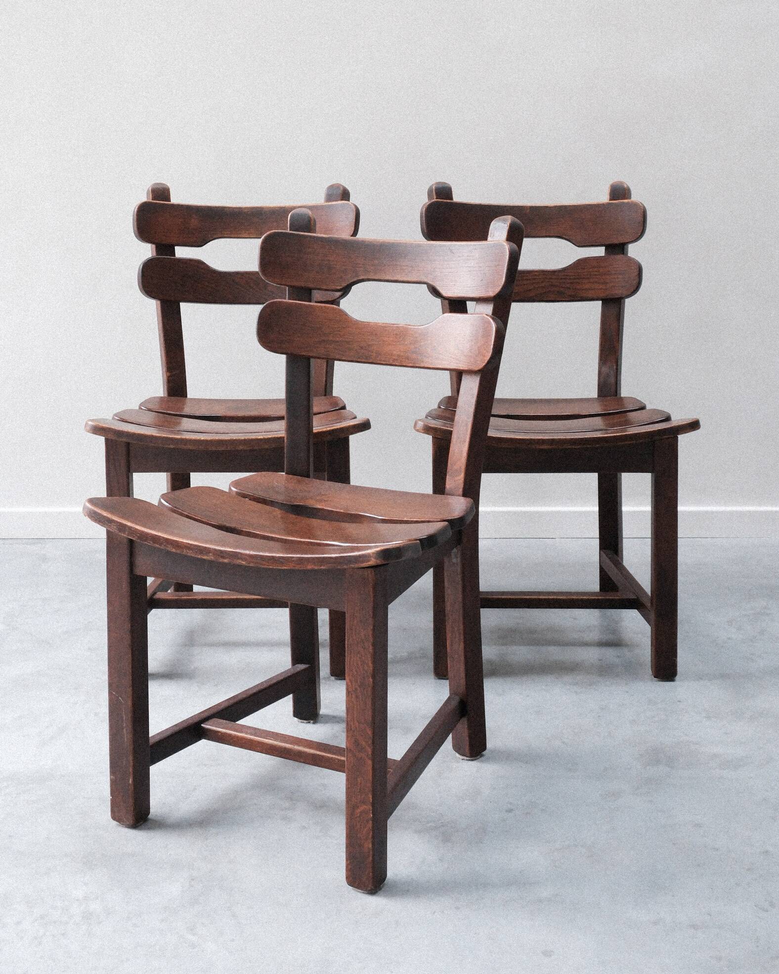 6 chaises de salle à manger dans le style de Dittmann & Co.