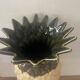 Paire de vases ananas en grès Rhoda