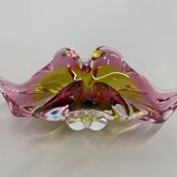 1960's Art Glass Bowl by Designer Josef Hospodka, Czechoslovakia