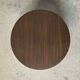 Vintage fabric and teak side table.