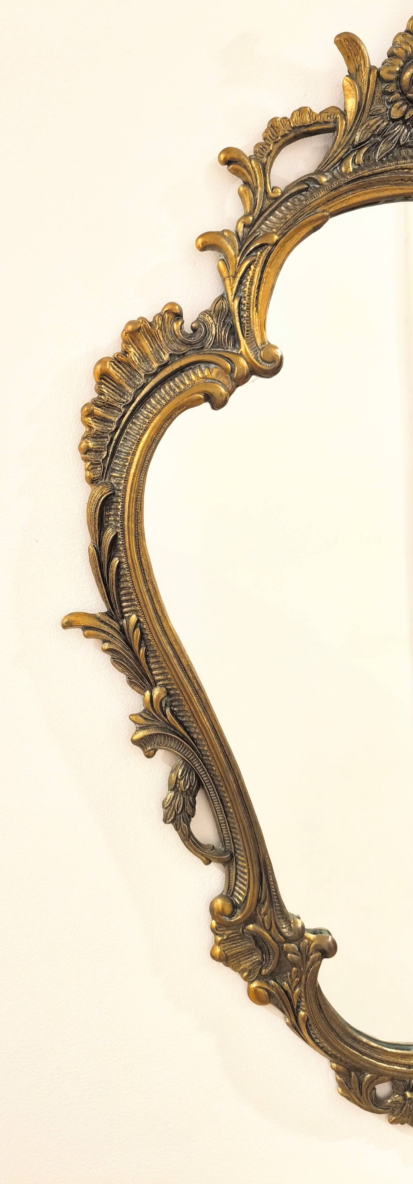 Bronze mirror 50 years old Louis XV Style