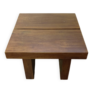 Table d'appoint brustaliste - bois massif
