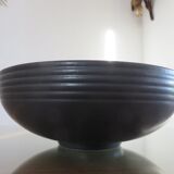 St Clement's matte black ceramic vase from the 1960s