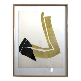 Pierre TAL-COAT: Original lithograph signed in pencil Penchée II, 1970
