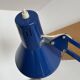 Vintage, architect lamp, articulated lamp, Twist brand, Model T1, 1970s, blue, décor