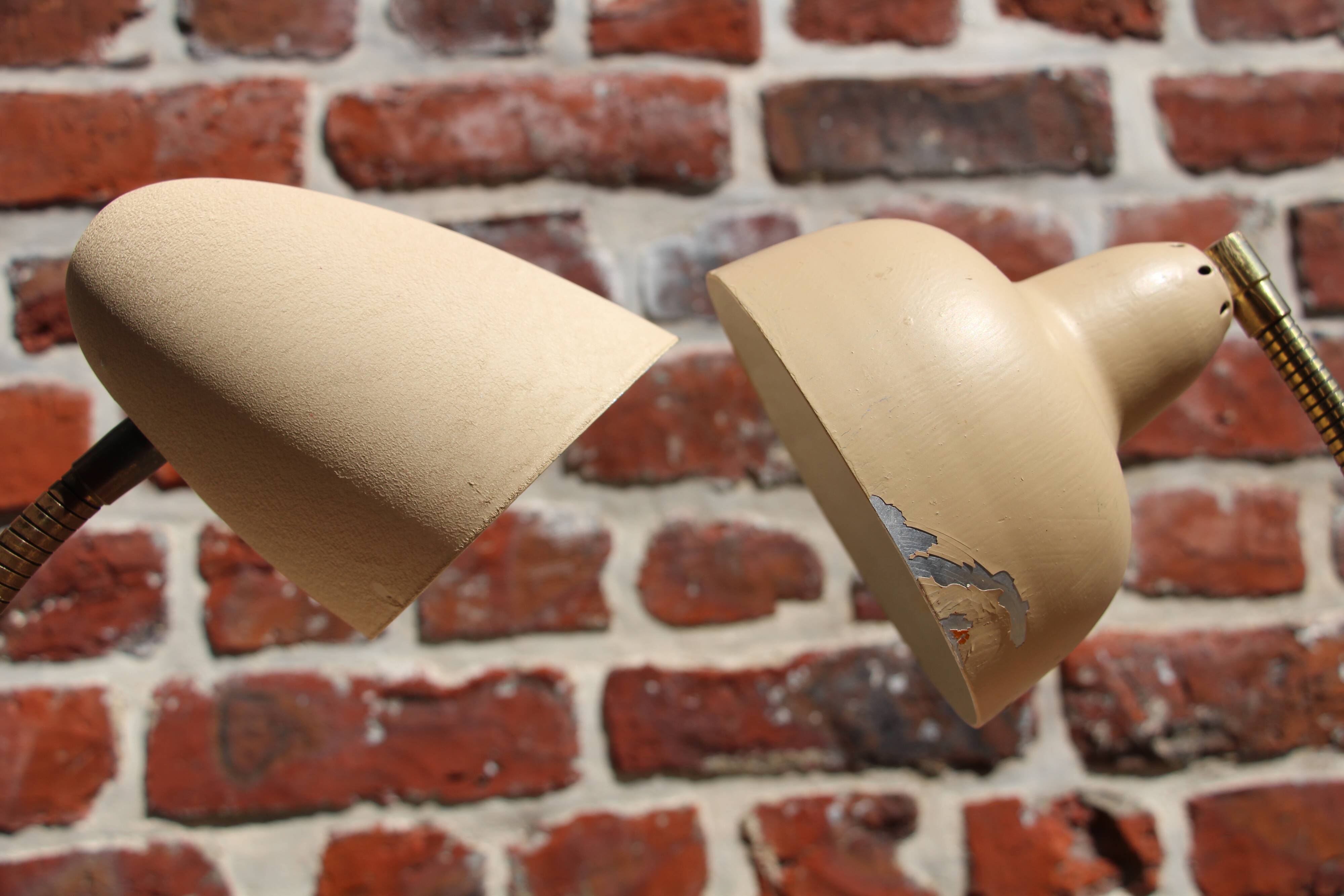 Pair of 50's Aluminor Vintage Lamps