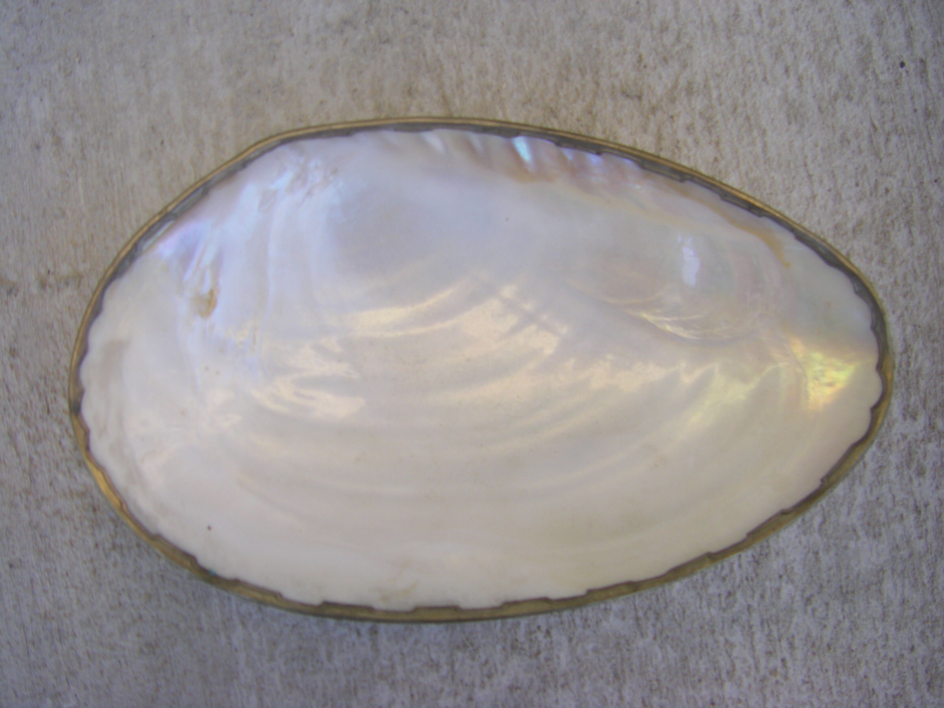 Caviar mother-of-pearl shell