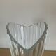 Vintage crystal fan vase