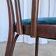 Vintage Bentwood Chair with Upholstered Seat / Thonet Style Dining Chair /