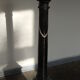 Pilier ou colonne en marbre noir