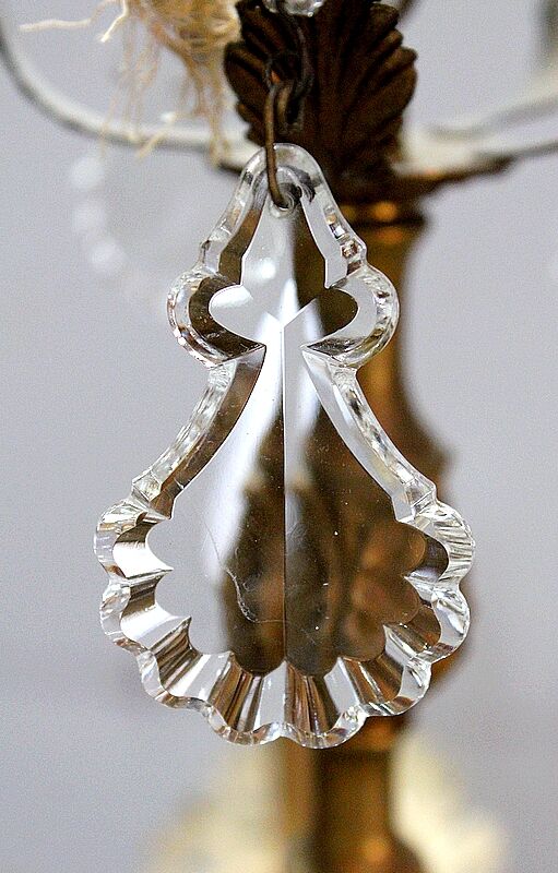 Crystal chandelier mid 20th