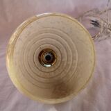 Baladeuse en verre de Clichy jaune vintage