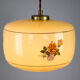 Vintage glass pendant light