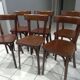 Suite de 6 chaises de bistrot Baumann vintage 1968