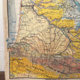 Map Pyrenees Aquitaine Basin