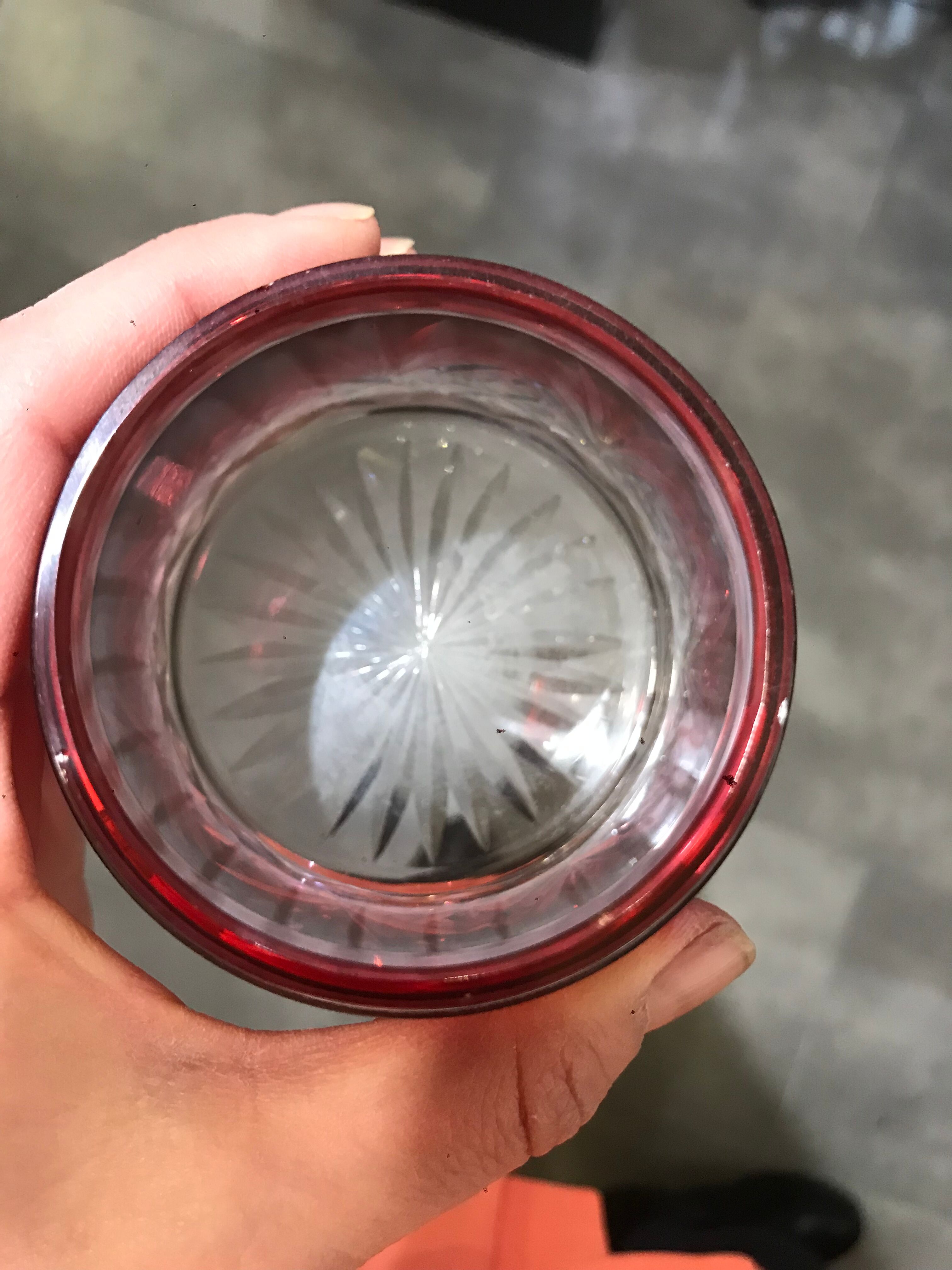 St. Louis crystal pot