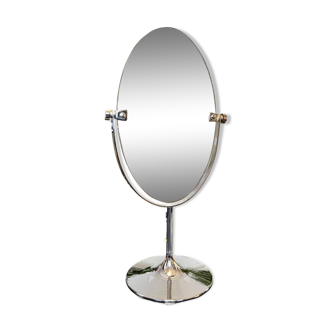 Miroir Double Face - Psyché - Pied Tulipe - Graeter Vitra - Vintage Design 1950