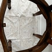 Restoration armchair in mahogany
