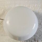 Art Deco ceiling light with opaline globe - mid 20th century