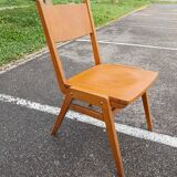 Set of 6 vintage stackable chairs