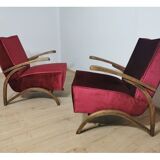 Fauteuils art déco par Jindrich Halabala