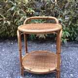Vintage bamboo dessert - rattan
