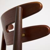 MK9079 Model 178 teak dining chairs, Johannes Andersen for Bramin, Set of 6