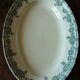 Oval flat Terre de Fert green Fleurs Argenton Saint Amand