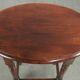 Table d'appoint ovale en chêne anglais antique du début du 20e siècle