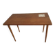 Table d'appoint vintage en bois et céramique
