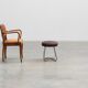 Bauhaus Modernist Stool with Chrome Tubular Frame and Leather Seat, Germany