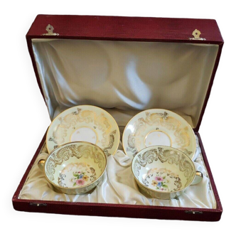 Tete-a-tete lunch service in original box. Goumot Labesse Limoges