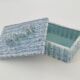 Vintage 1950s italian blue ceramic tobacco set 50s rockabilly