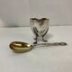 Eggcup feet and silver spoon punches early twentieth century