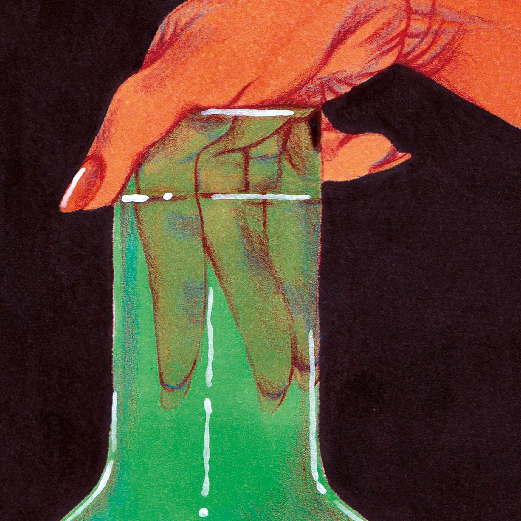 Poster A3 "Green Vase"