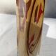 Autumn colored glass vase